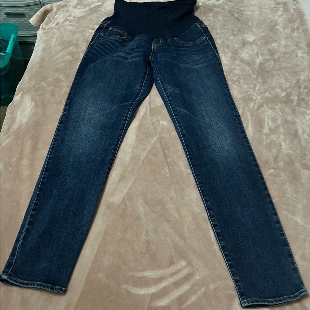 Motherhood Maternity Dark Blue Denim Jeans